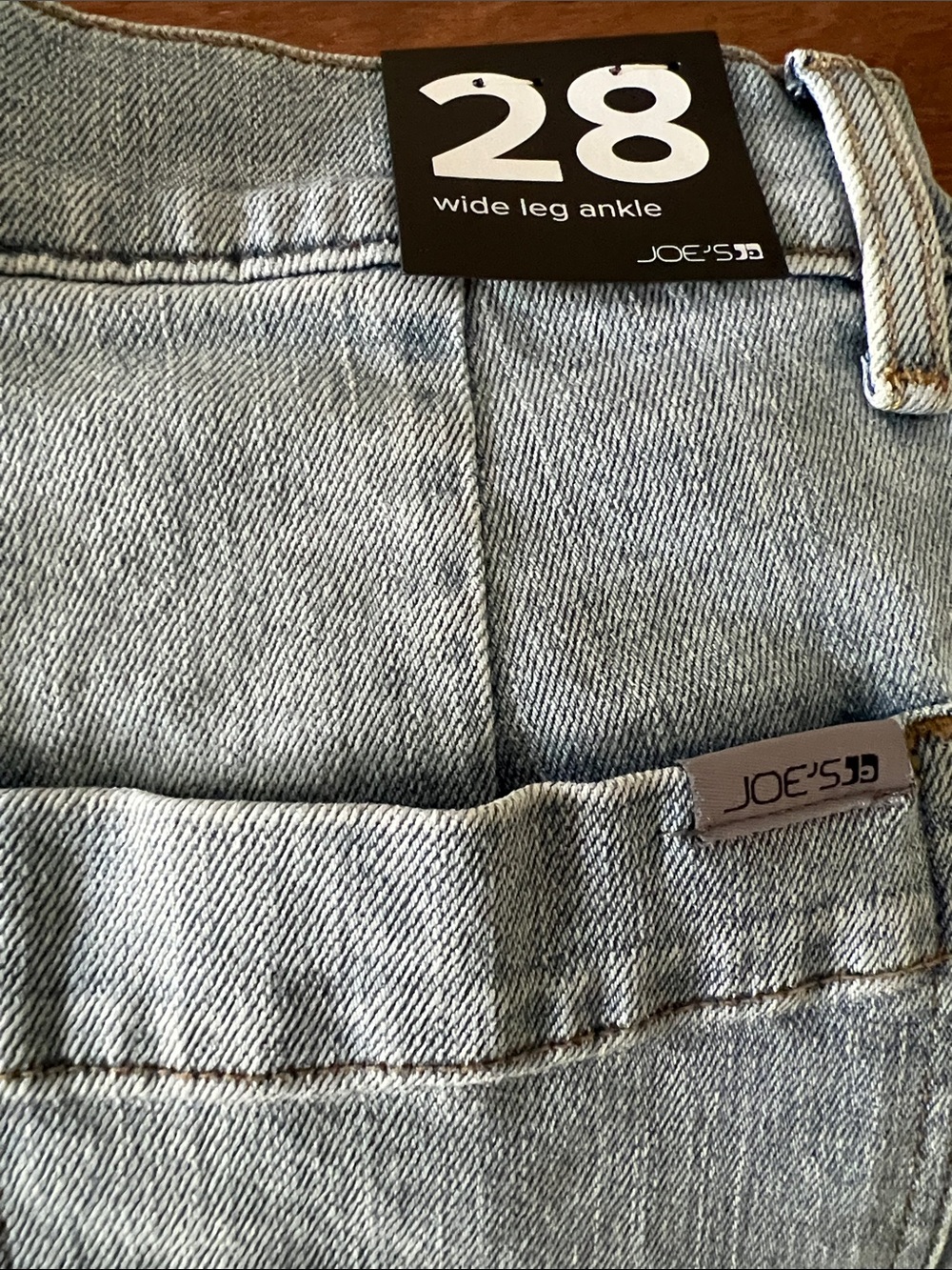 Joe's Jeans Light Blue Wide-Leg Ankle Jeans